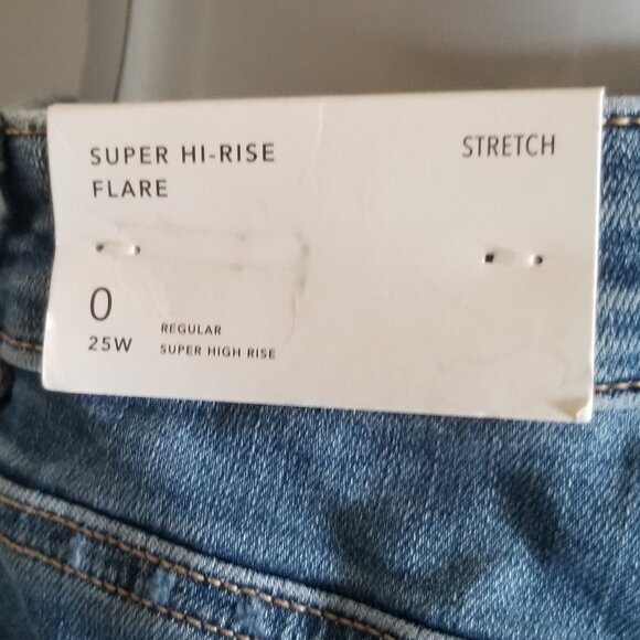 American Eagle Super Hi-Rise Flare Jeans - Picture 10 of 16
